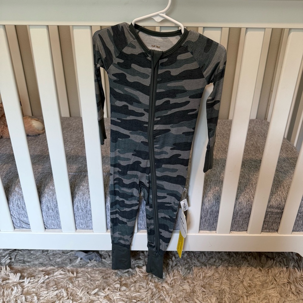 Little Sleepies Camo Zippy